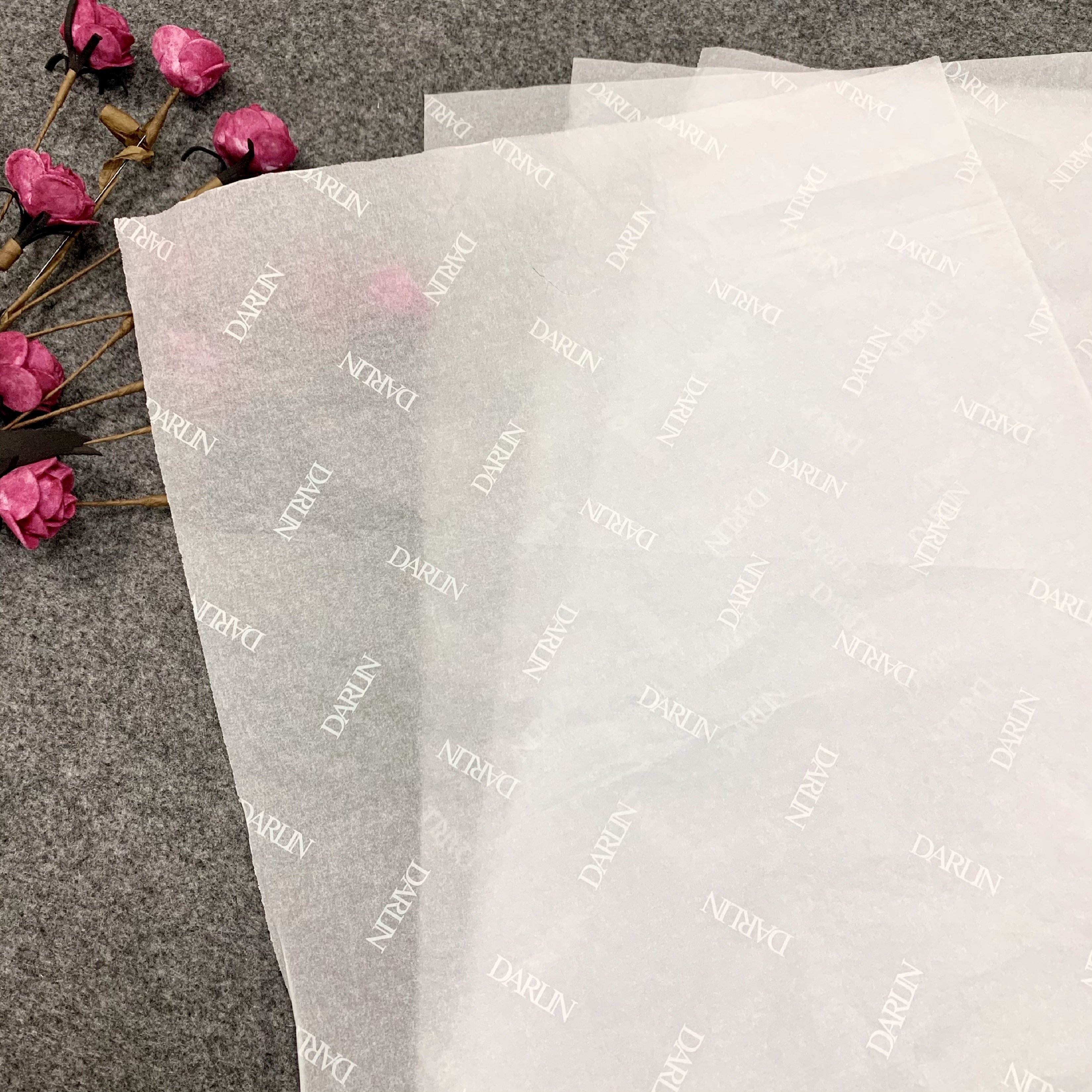 Cheap Custom Logo Printed Gift Wrapping Paper/Tissue Paper For Clothing Box Packaging