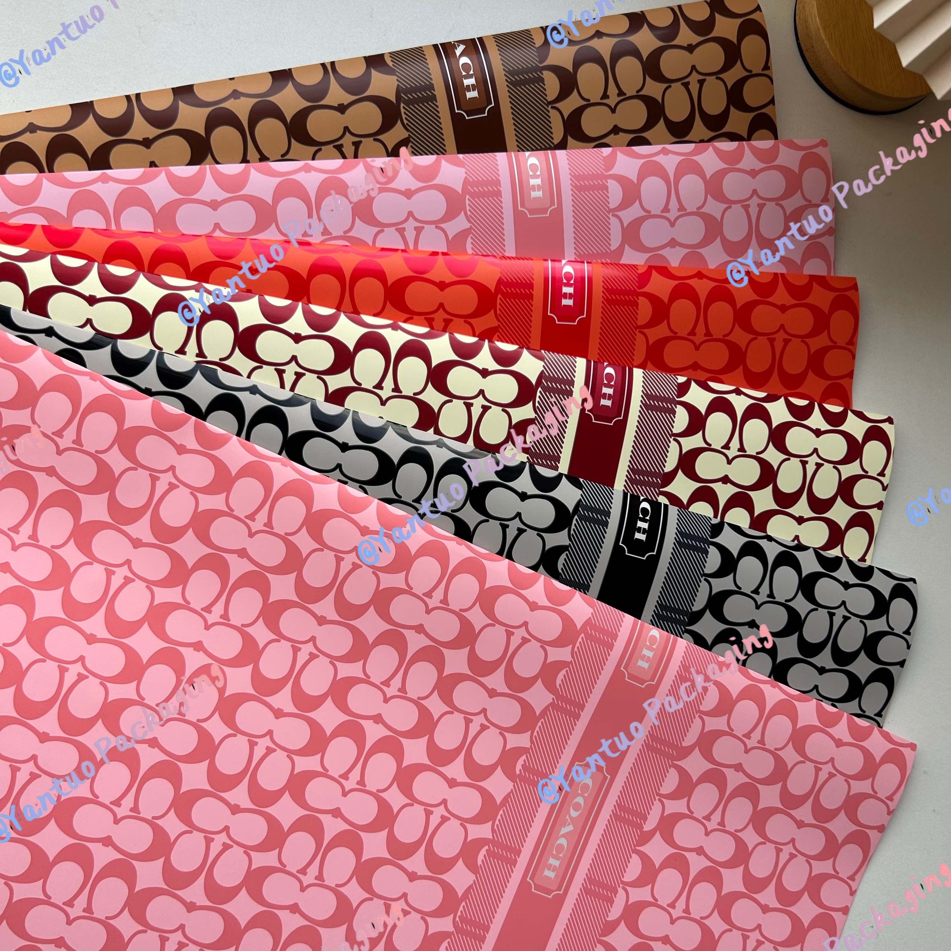 Wholesale New Style Designer Paper Luxury Flower Wrapping Paper Waterproof Korean flower wrapping paper Bouquet Packaging