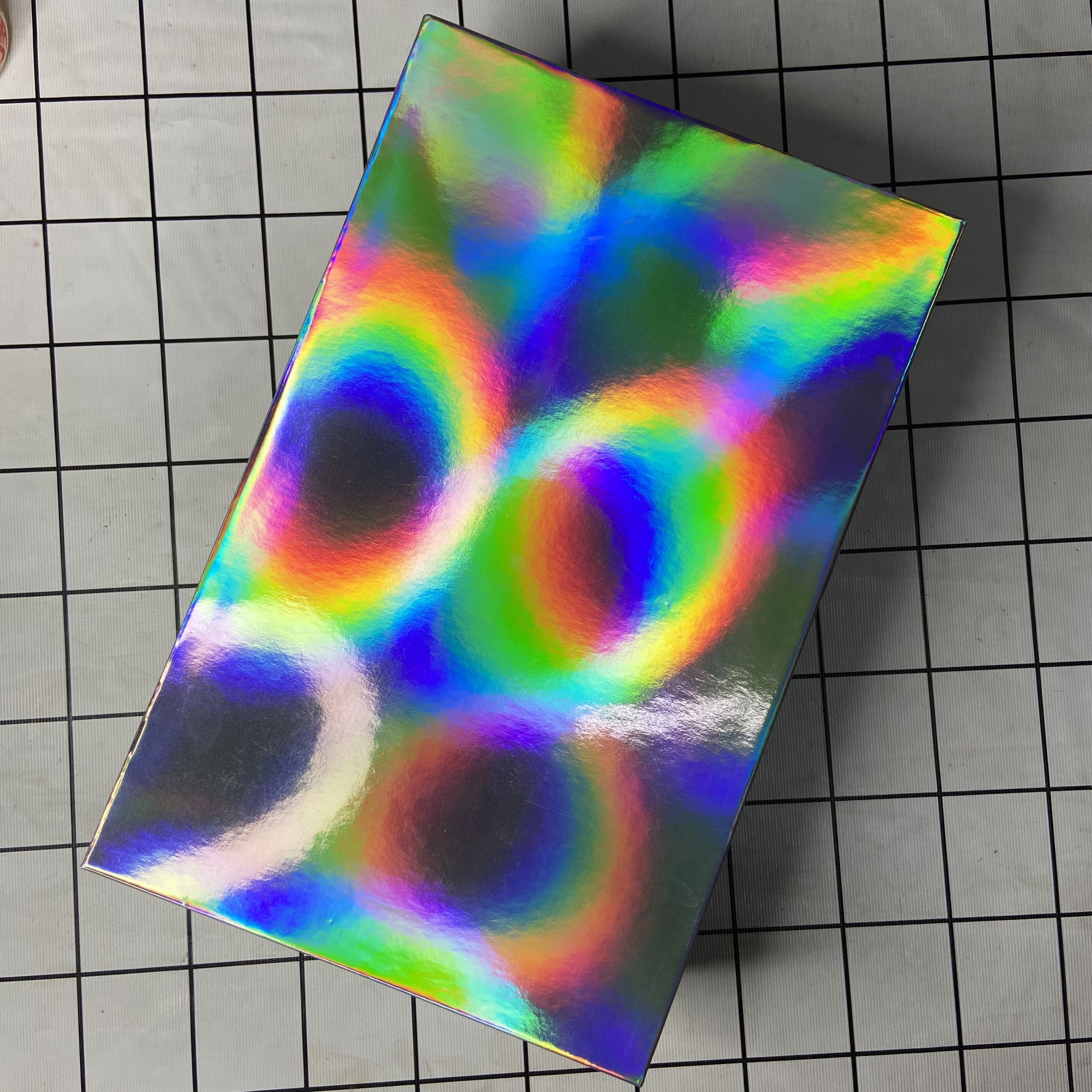 Fancy Design 3D Laser Printing White Paper Cardboard Lipstick holographic gift box