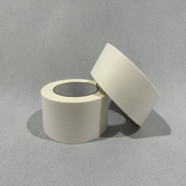 Non plastic and environmentally friendly kraft paper with strong degradable adhesion packaged with white brown kraft paper tape