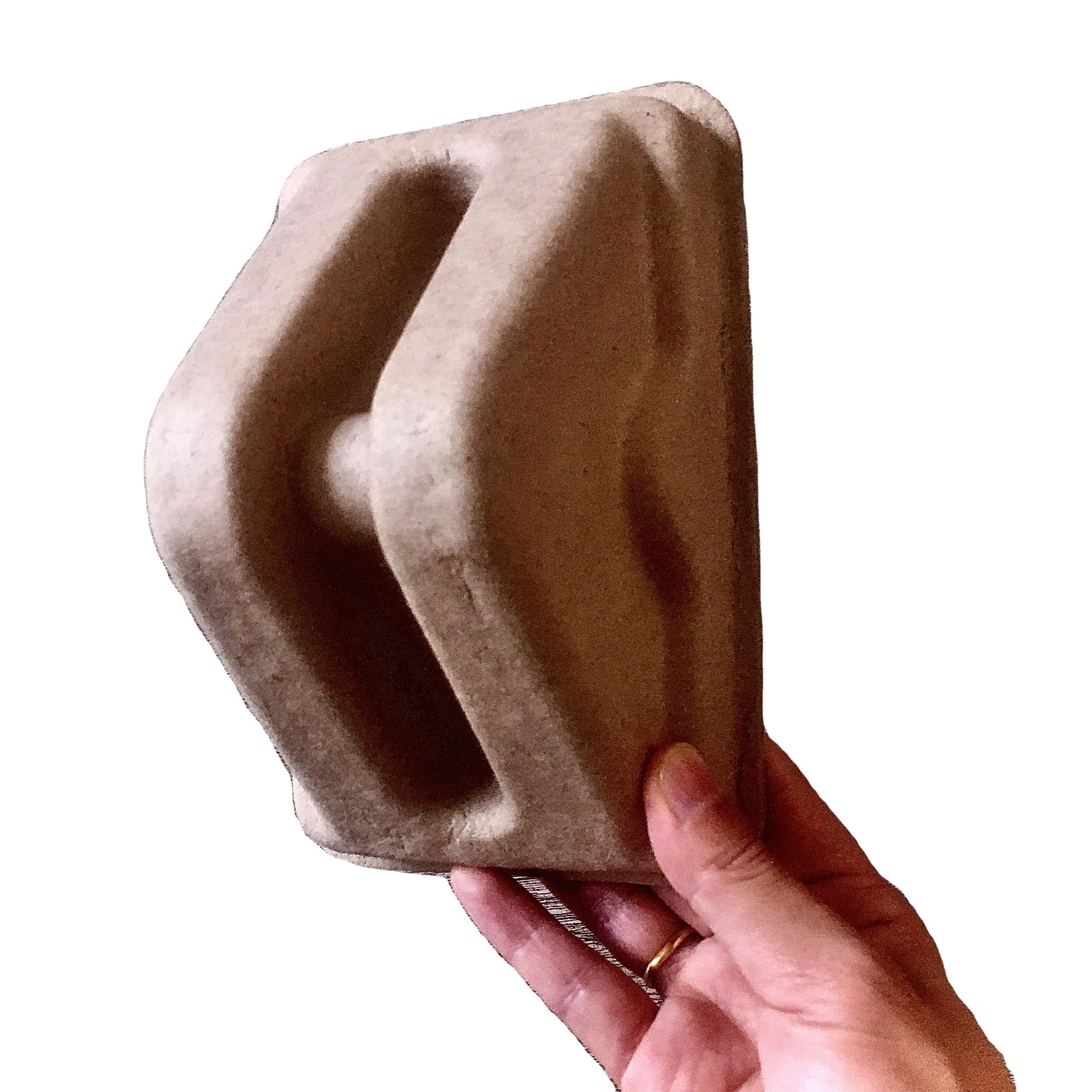China supplier molded protective pulp packaging for furniture the corner guard of recycled paper material