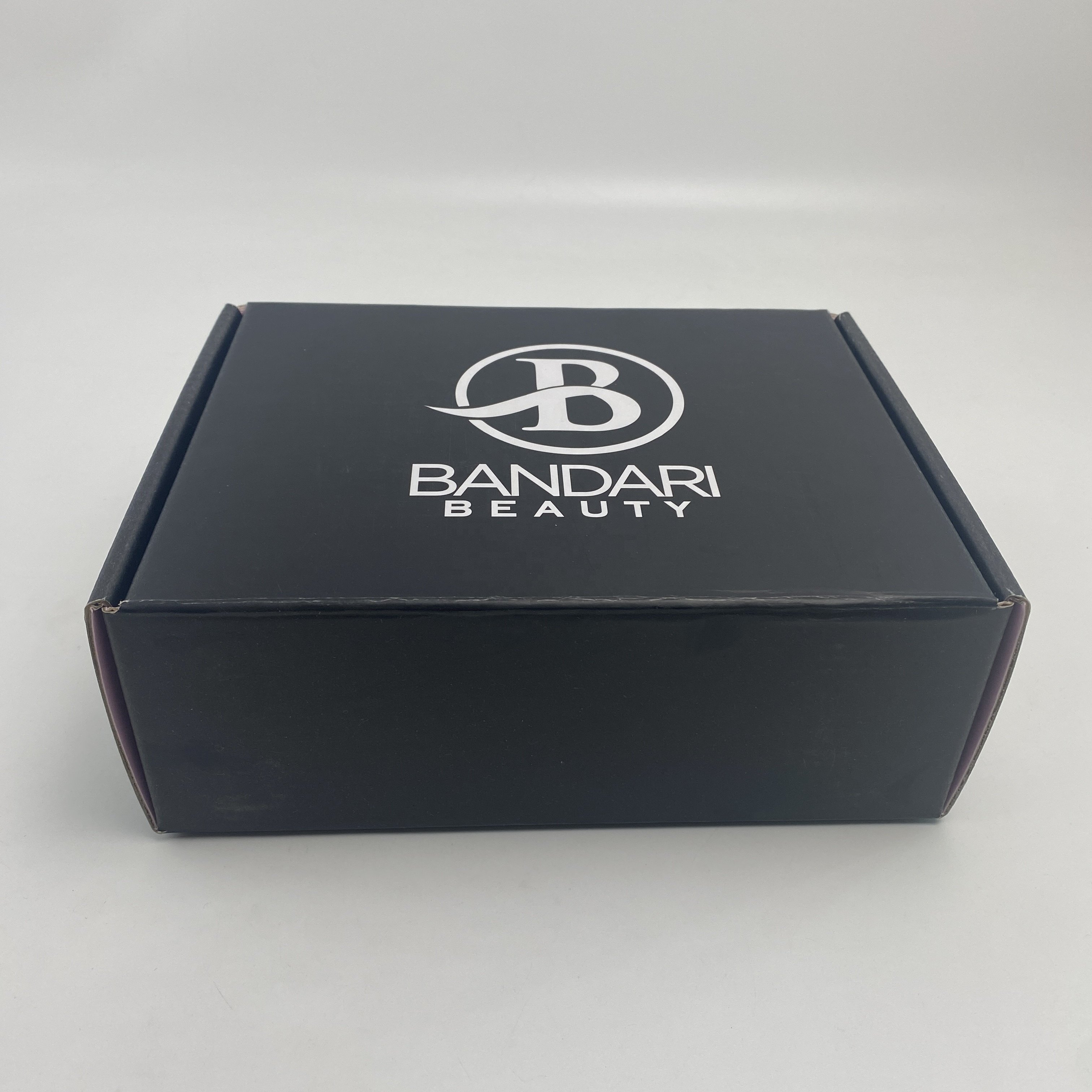 Customized logo printing perfume paper packaging box black shipping corrugated cardboard mailer box for emballage carton