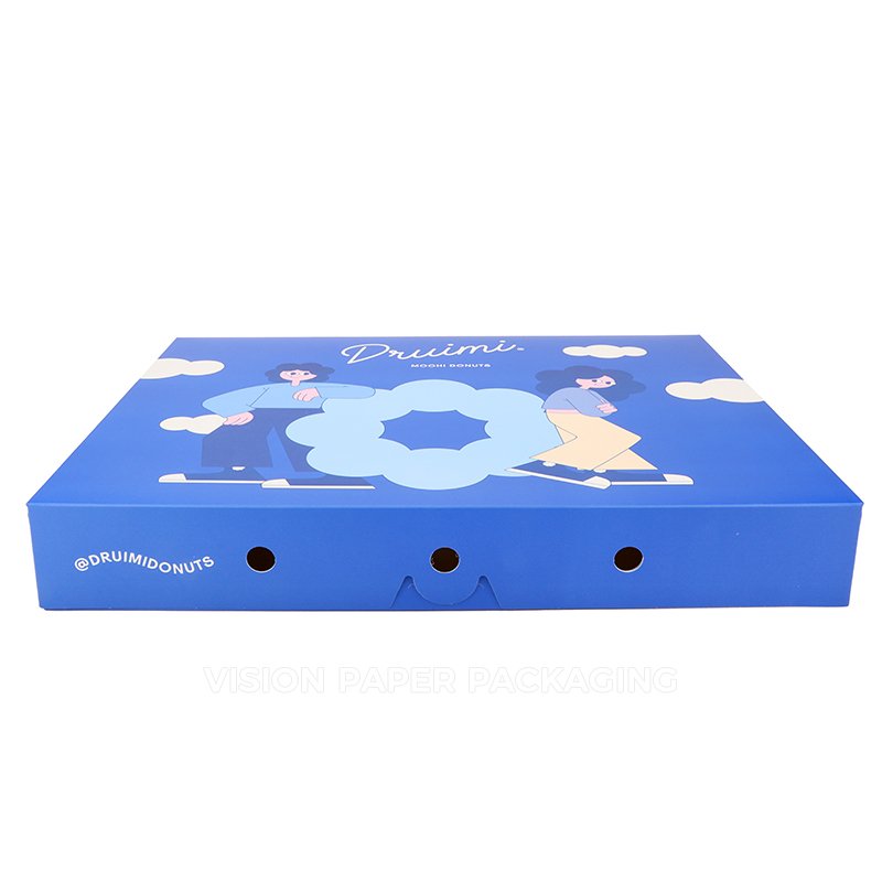Factory ODM Customized Paper Donut Packaging Box Food Grade Package for Mochi Donut Shop