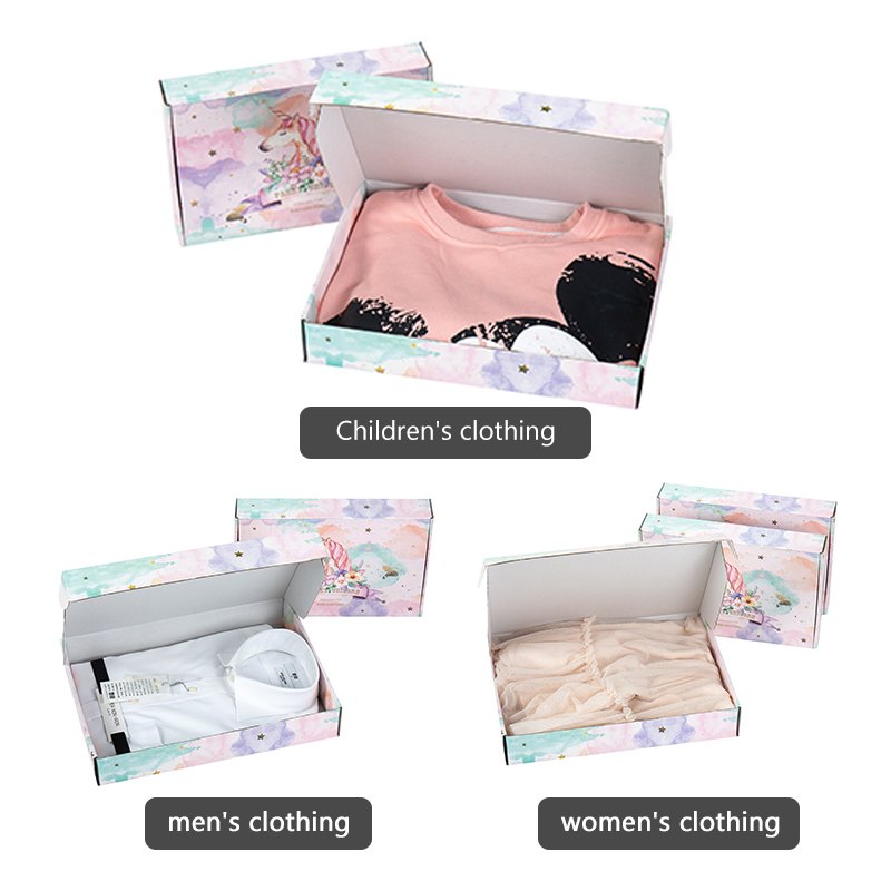 Factory Wholesale Customized Logo Strong Corrugated Cardboard Boxes Wig Shoes Clothing Packaging Boxes Mailing Shipping Boxes