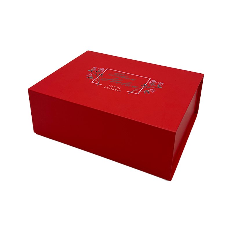 Custom Logo Luxury Wedding Favor Apparel Packaging Boxes Large Paper Clothes Christmas Wig Cosmetic Red Gift Box