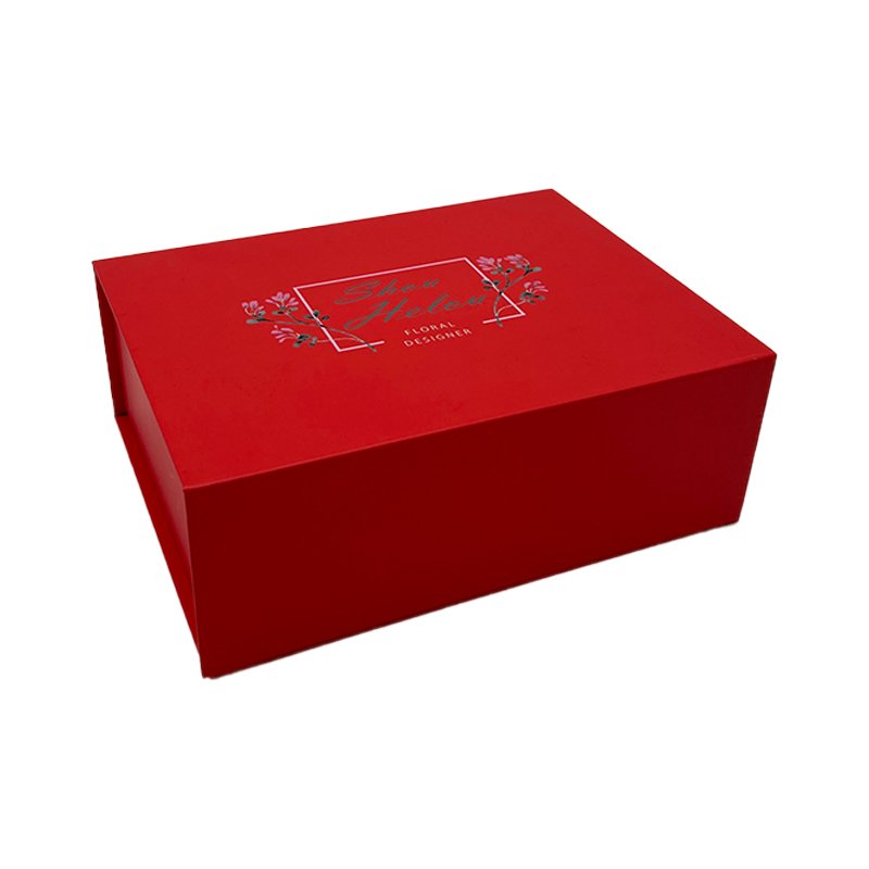 Custom Logo Luxury Wedding Favor Apparel Packaging Boxes Large Paper Clothes Christmas Wig Cosmetic Red Gift Box