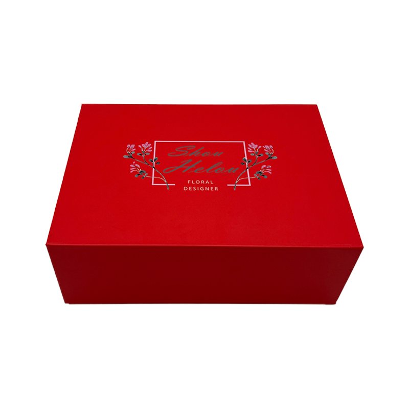 Custom Logo Luxury Wedding Favor Apparel Packaging Boxes Large Paper Clothes Christmas Wig Cosmetic Red Gift Box