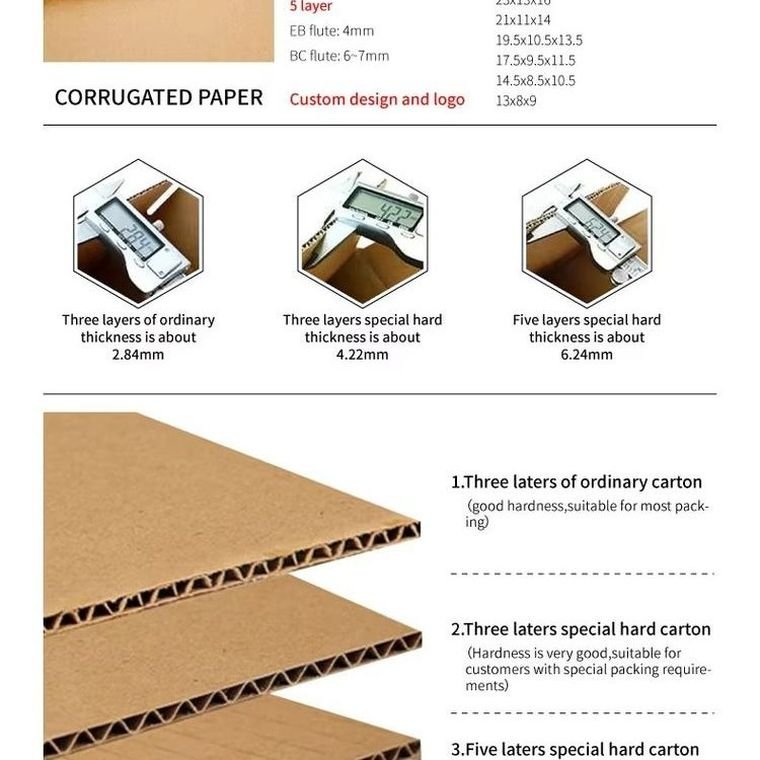 High-quality durable environmental protection paper box packaging kraft paper box inner packaging paper box