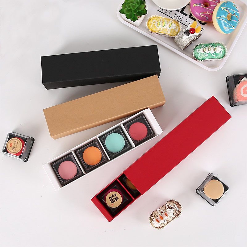 Mini custom 350g kraft paper candy gift box cookier packaging