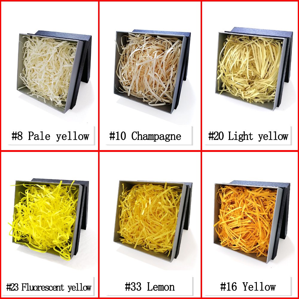 Luxury custom 1kg parcel pink colorful packing gift box shredded tissue paper crinkle filling packaging shredded paper