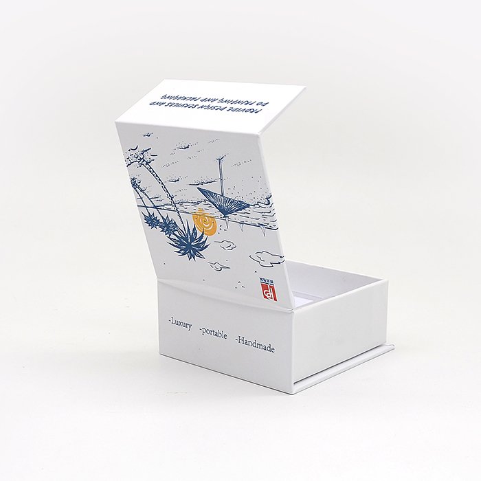 Wholesale high end skincare packaging magnet boxes for perfume skin care products / vials