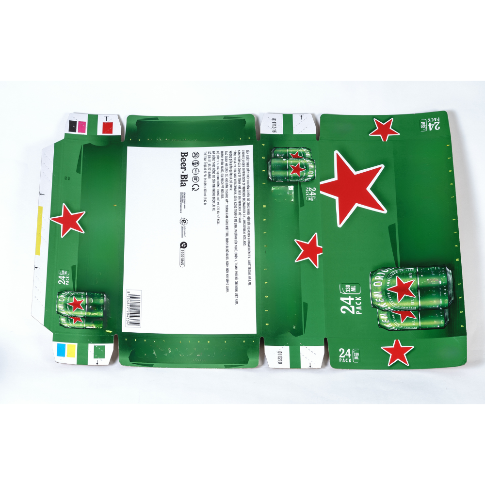 Low Price Wholesale High Quality Food Beverage Wine Beer Box Packaging Paper Box Made in Vietnam