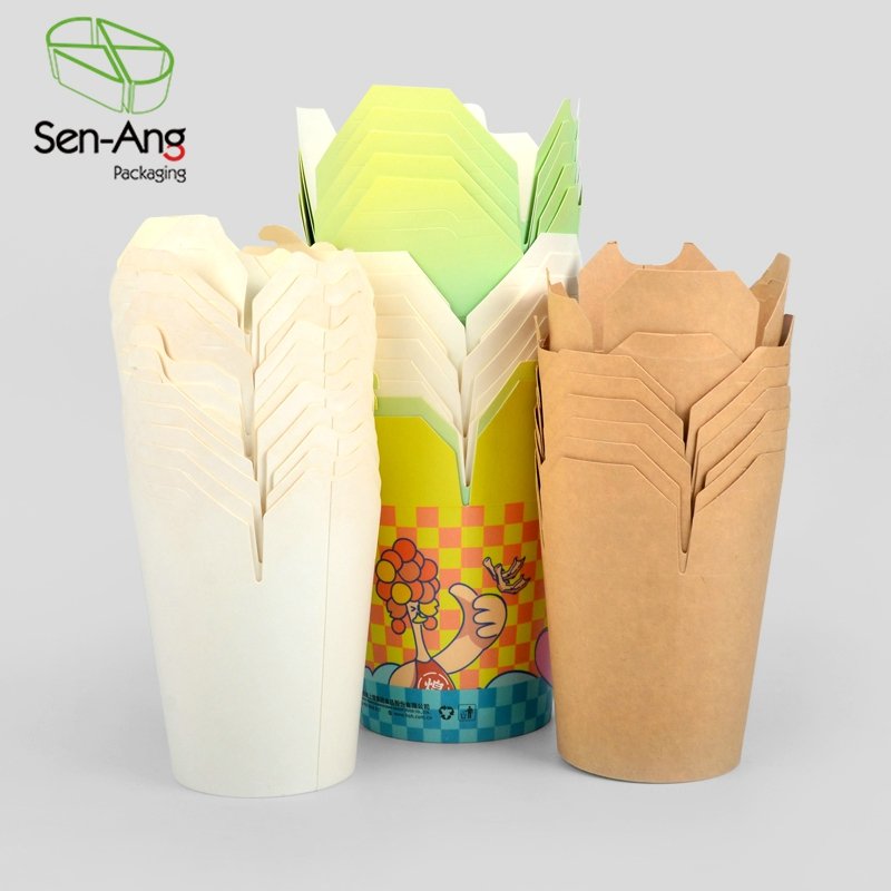 SenAng03 Factory Price Hot Coated Paper Noodle Box