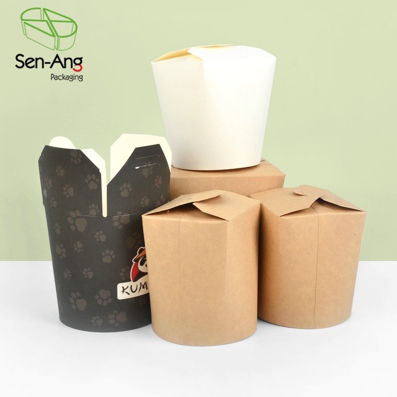 SenAng03 Factory Price Hot Coated Paper Noodle Box