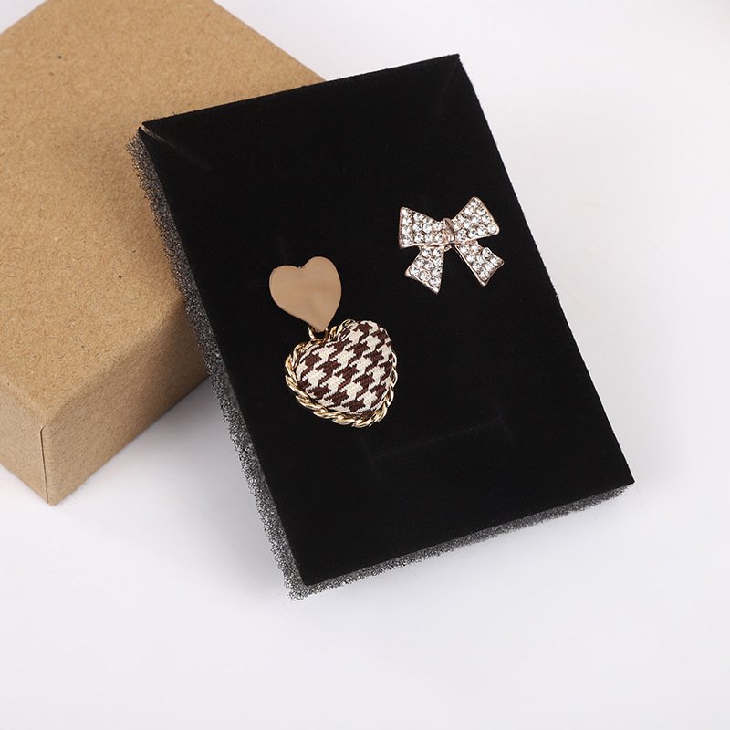 MU Customized Design Packaging Boxes Black Jewelry Paper Box For Wedding Gift