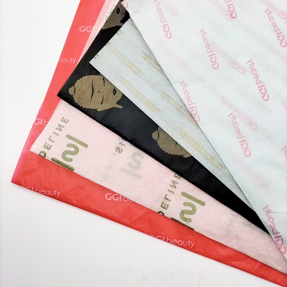 Fashionable custom printed logo gift tissue wrapping paper for clothing packaging shoes clothes wrapping tissue paper