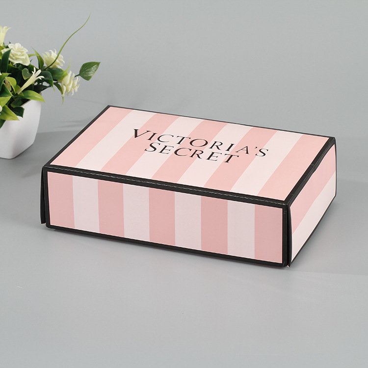 Custom Logo Sexy Bra Packaging Box Lingerie Women Gift Box Fancy Ladies Underwear Swimsuit Clothing Paper Box for Mailing