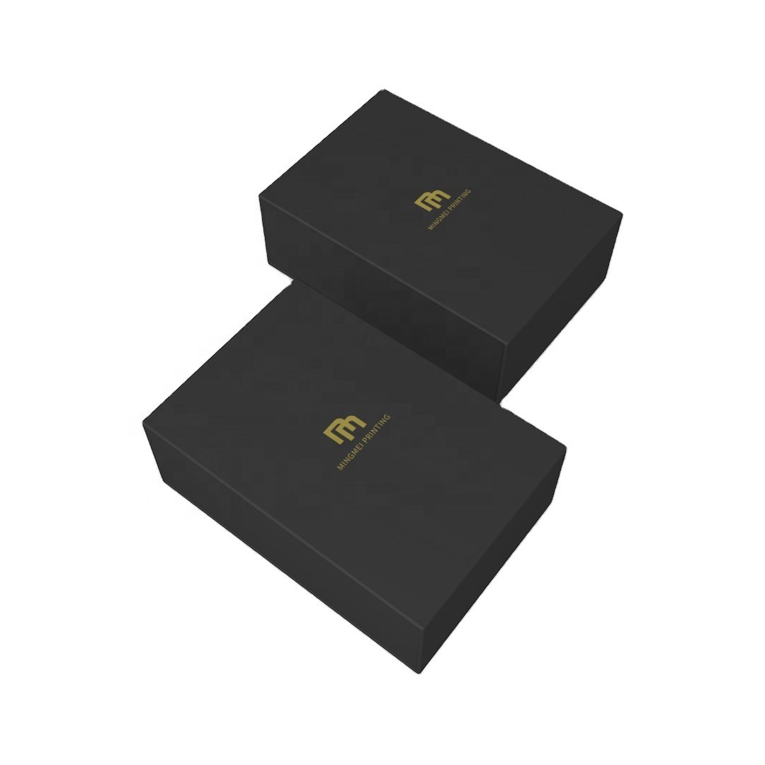 Customize Perfume Box 50ml 100ml Black Rigid Cardboard Magnetic Paper Packaging Box Bottles Packing With Foam Insert