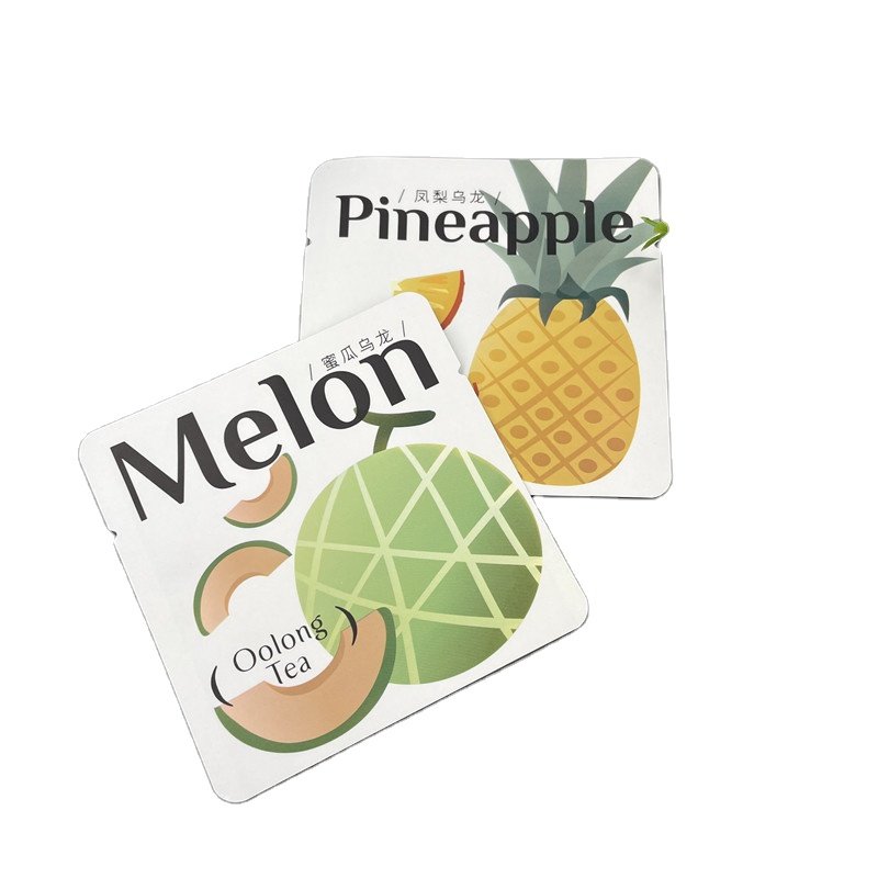Biodegradable Eco-friendly Dietary Supplement Kraft Paper Sachet Mini Packaging Bag Standing zipper bag