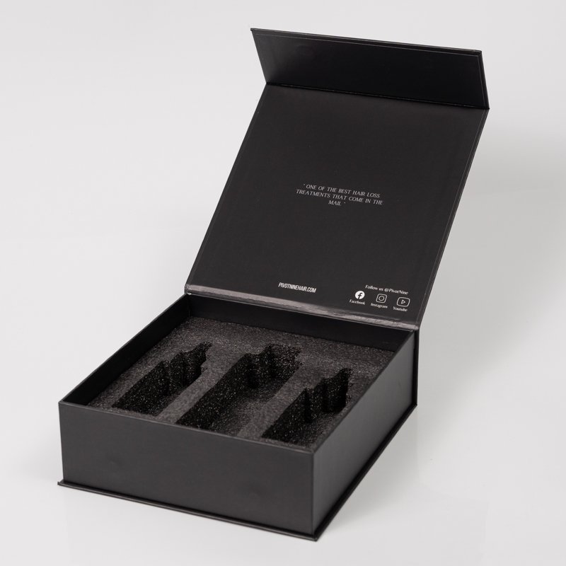 custom logo magnetic paper box wholesale rigid gift box for press on nail