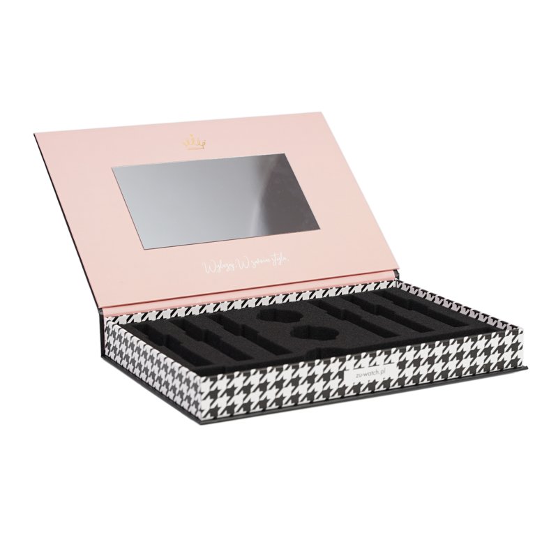 custom logo magnetic paper box wholesale rigid gift box for press on nail