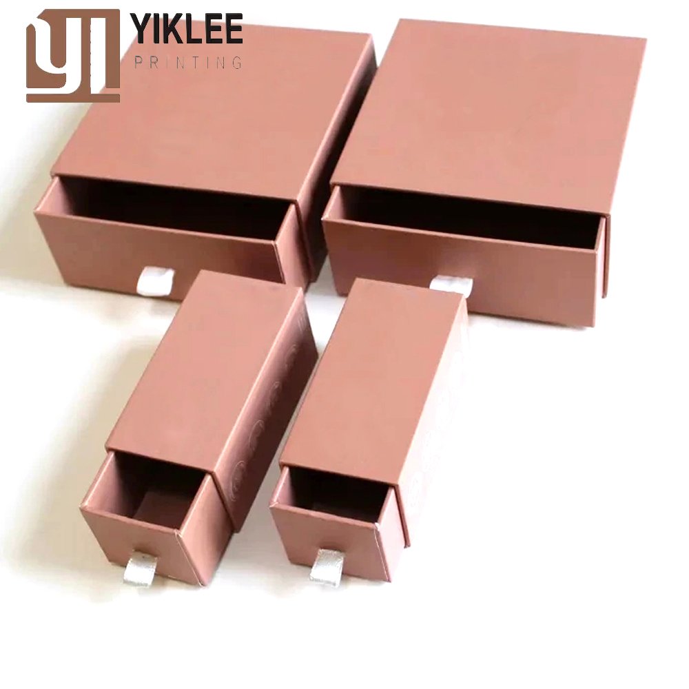 Color Printed Luxury Recycled Perfume Bottles Essential oil Cosmetic Gift Packaging Paper Box Drawer Box