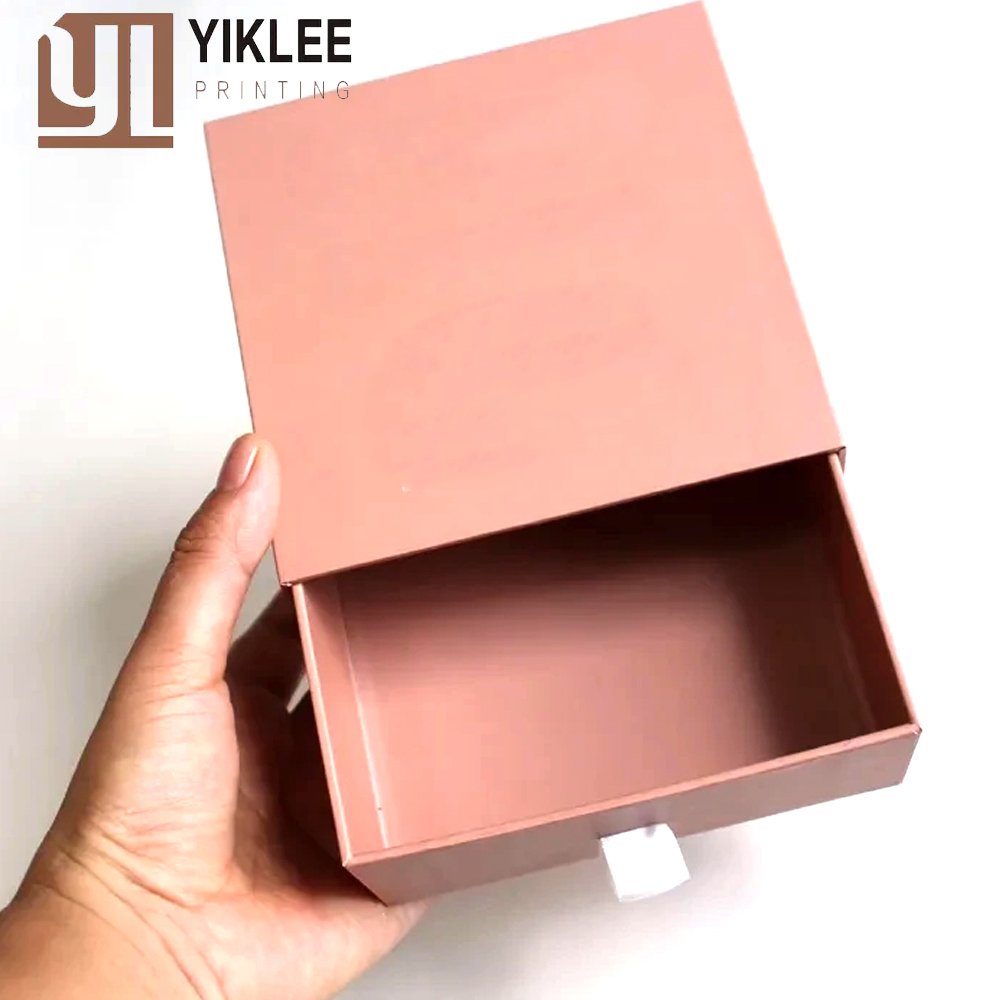 Color Printed Luxury Recycled Perfume Bottles Essential oil Cosmetic Gift Packaging Paper Box Drawer Box