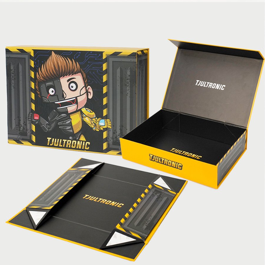 New Arrival Folding Magnetic Gift Box Custom Logo Packaging Paper Gift Boxes Recyclable Rigid Box for Clothes