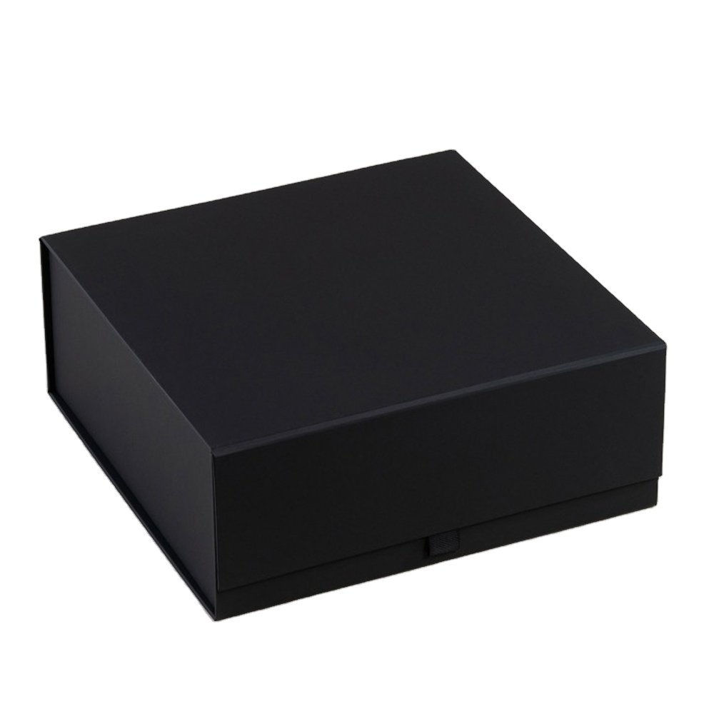 Customized Logo Book Shape Folding Magnetic Box Collapsible Packaging Rigid Gift Box