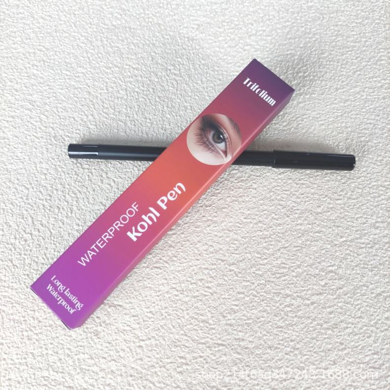 Beautifully Designed Recycled glossy laminated customized logo Eyeliner eyepencil Packaging Paper card Box