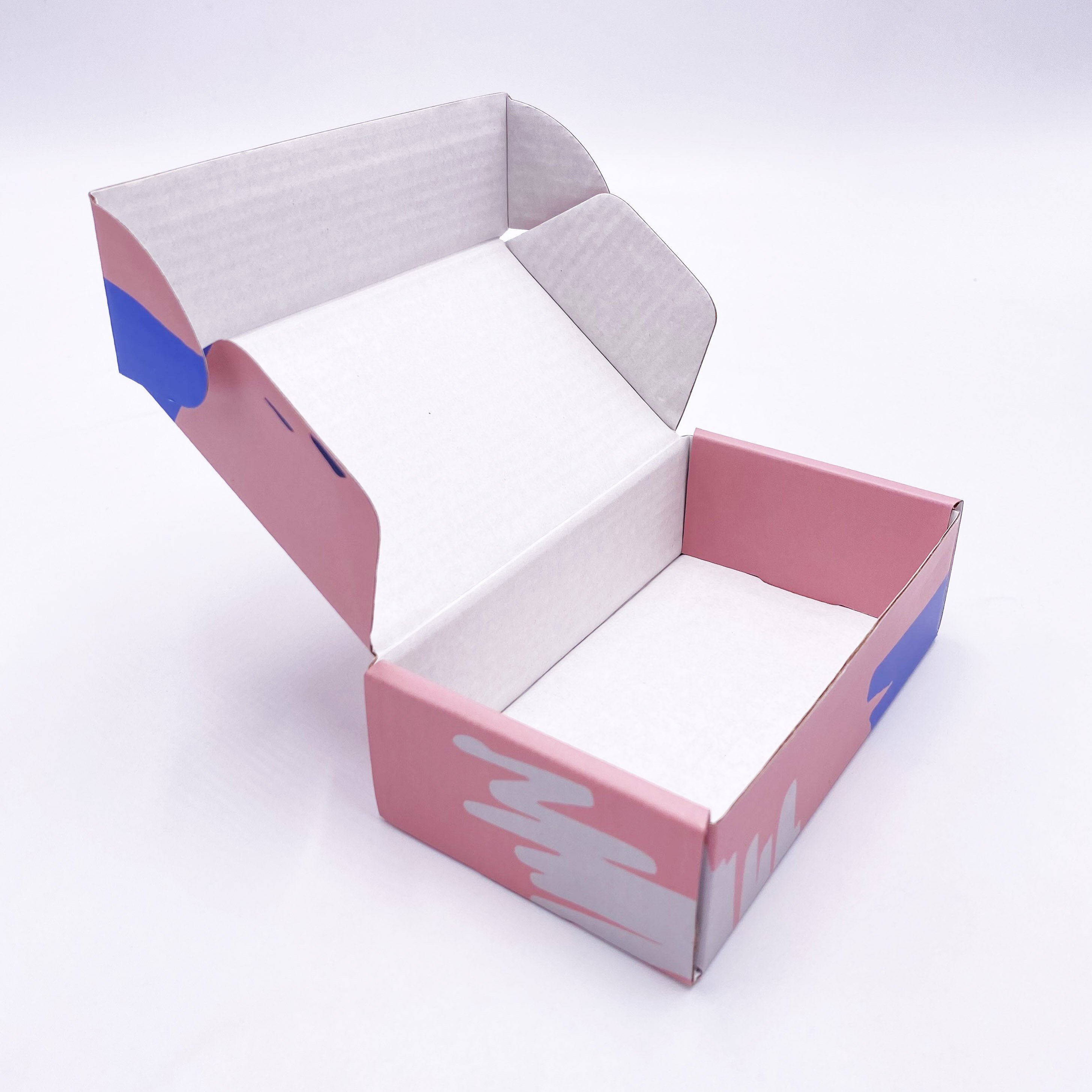 Custom Colored Printed Packaging Corrugated Cardboard Mailer shipping paper box for shoe