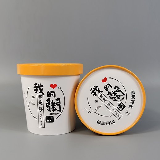 Biodegradable PLA Salad Bowl Industrial Use for Food Manufactured from Sustainable Materials