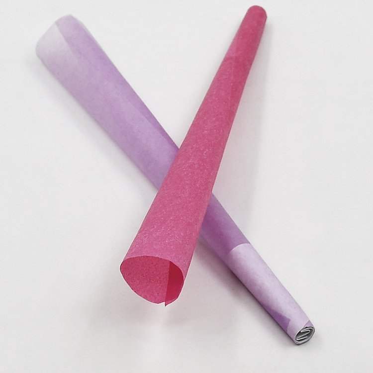 Custom Flavored Rolling Paper Natural Herbal Kingsize Pre Rolled Cones for Retail Small Box