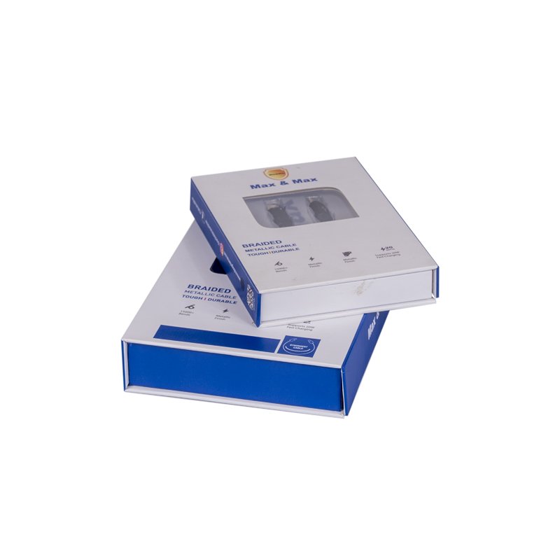 Custom Cardboard Paper Gift Box for USB Cable Packaging Powerbank Box Package