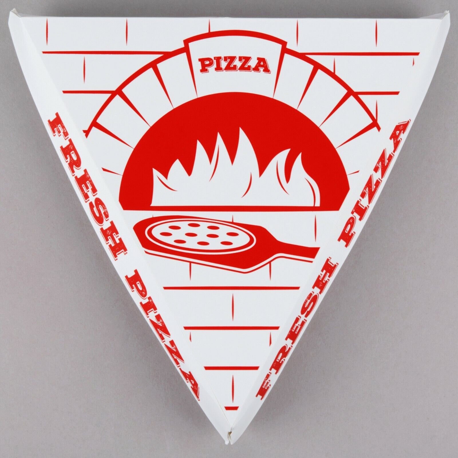 China Wholesale Cheap Kraft Cardboard Paper Pizza Wedge Packaging Triangle Single Pizza Slice Box