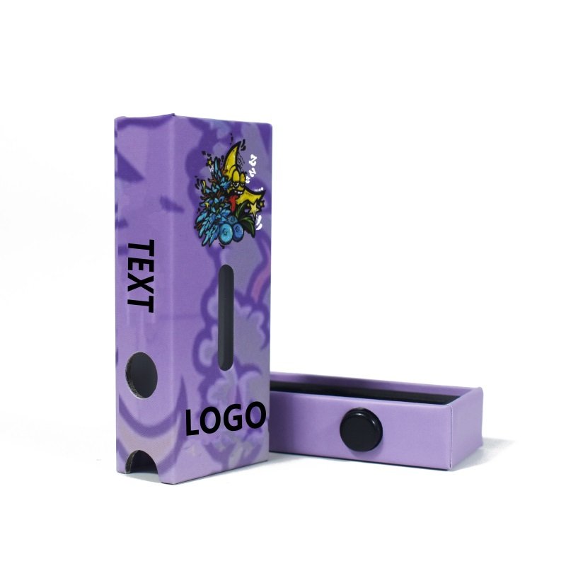 Custom logo cardboard child proof 1ml cart drawer box thread battery pen 2g disposable muha meds cartridge packaging