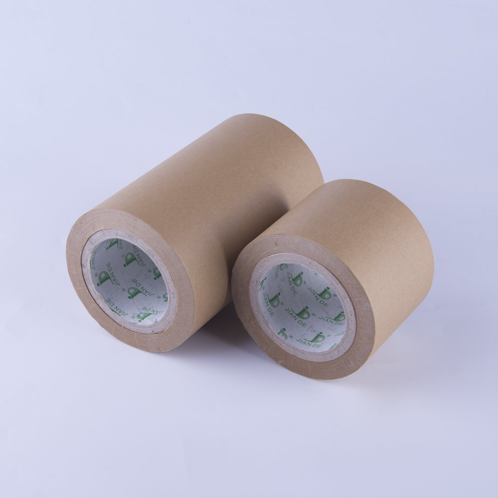 High Quality Custom Printing Rubber Adhesive Brown Color Kraft Masking Paper for Acrylic Sheets