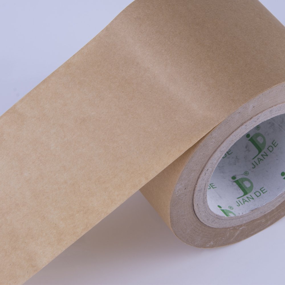 High Quality Custom Printing Rubber Adhesive Brown Color Kraft Masking Paper for Acrylic Sheets