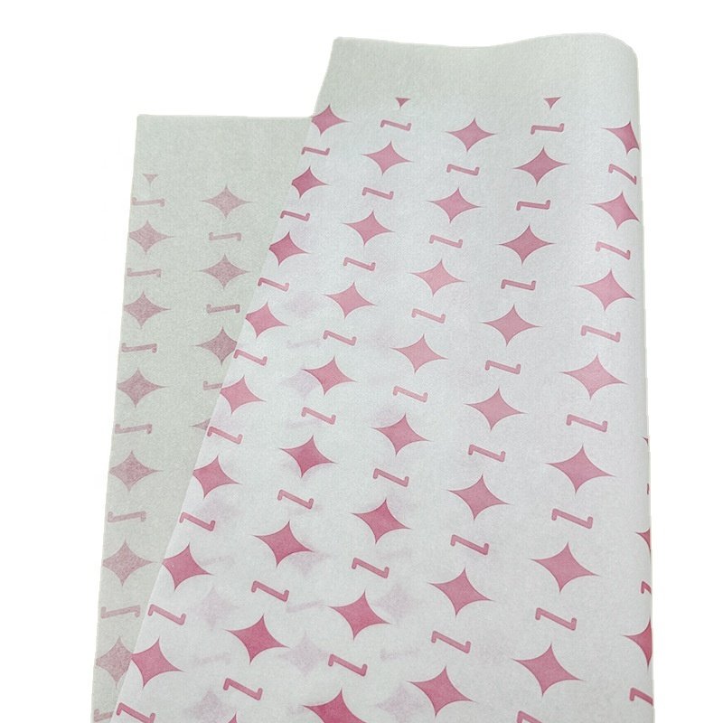Customized Gloden Logo White Packaging Paper Tissue Wrapping Paper For Garment Packaging Clothes Wrapping Tissue Paper With Logo