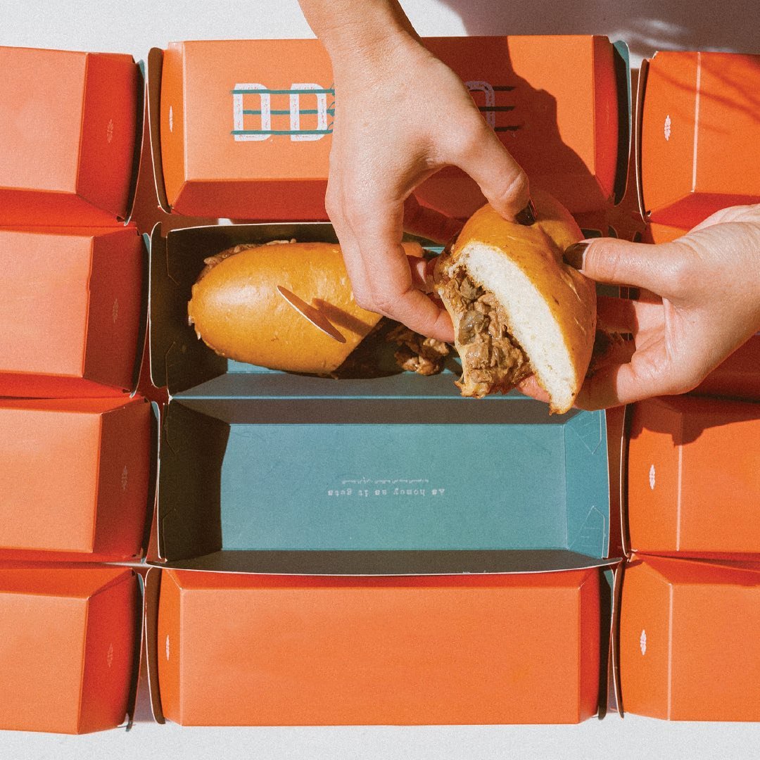 Long Burger Box Package Wholesale Sandwich Packaging Hot Dog Box With Logo Custom