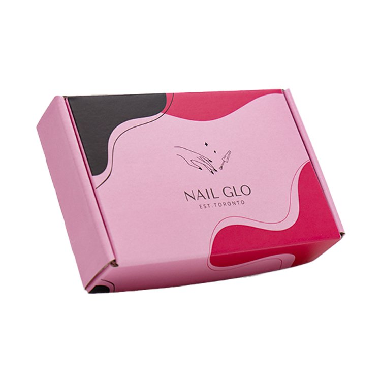 W174 Custom Printing Logo Colorful Fashion Corrugated Box Luxury Mixed Color Flip Gift Corrugated Box Packaging Paper Box