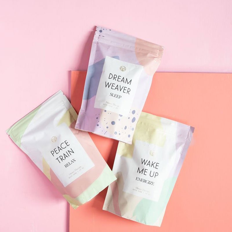 At Pack Eco Friendly 30g Compostable Pouch 500g White Kraft Paper Flat Bottom Bag with Valve and Ziplock For coffee tea packaged