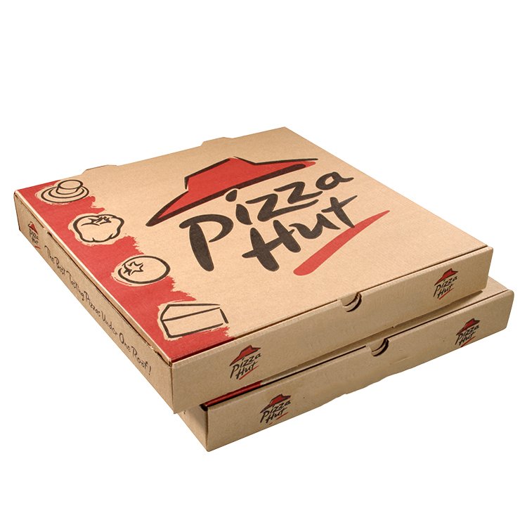 Wholesale hot selling eco-friendly custom cardboard paper pizza slice box from china source factory supplier
