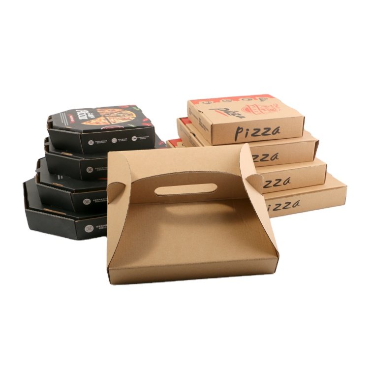 Wholesale hot selling eco-friendly custom cardboard paper pizza slice box from china source factory supplier