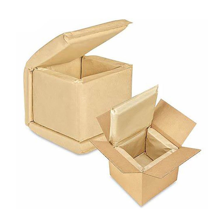 Custom insulated bushings in recyclable kraft paper packaging,hold for up to 72 hours