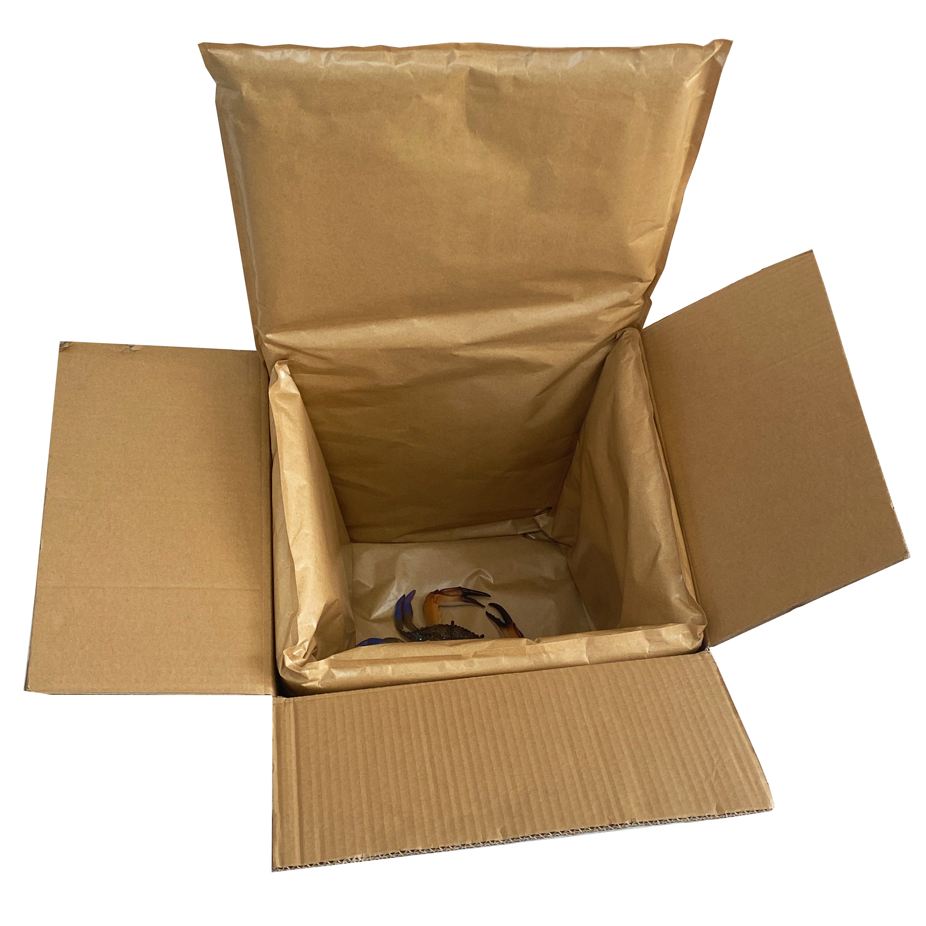 Custom insulated bushings in recyclable kraft paper packaging,hold for up to 72 hours