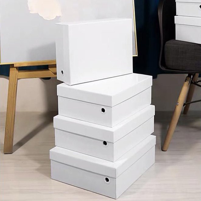 Cartons manufacturer cheap plain cardboard shoe boxes