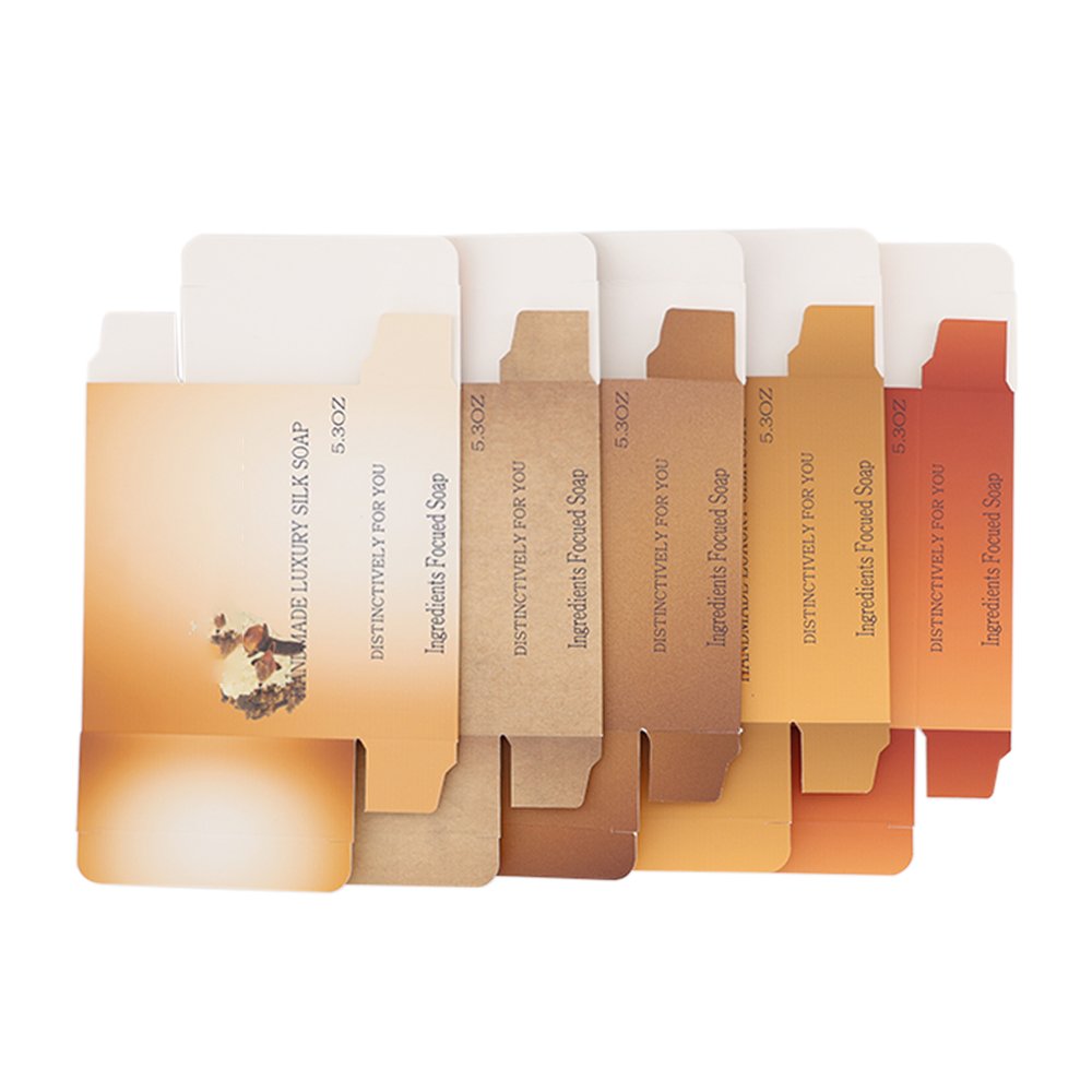 OEM Eco Friendly Custom Folding Cartons Paper Packaging Boxes For Soap Bar Soap Bar Packaging Box