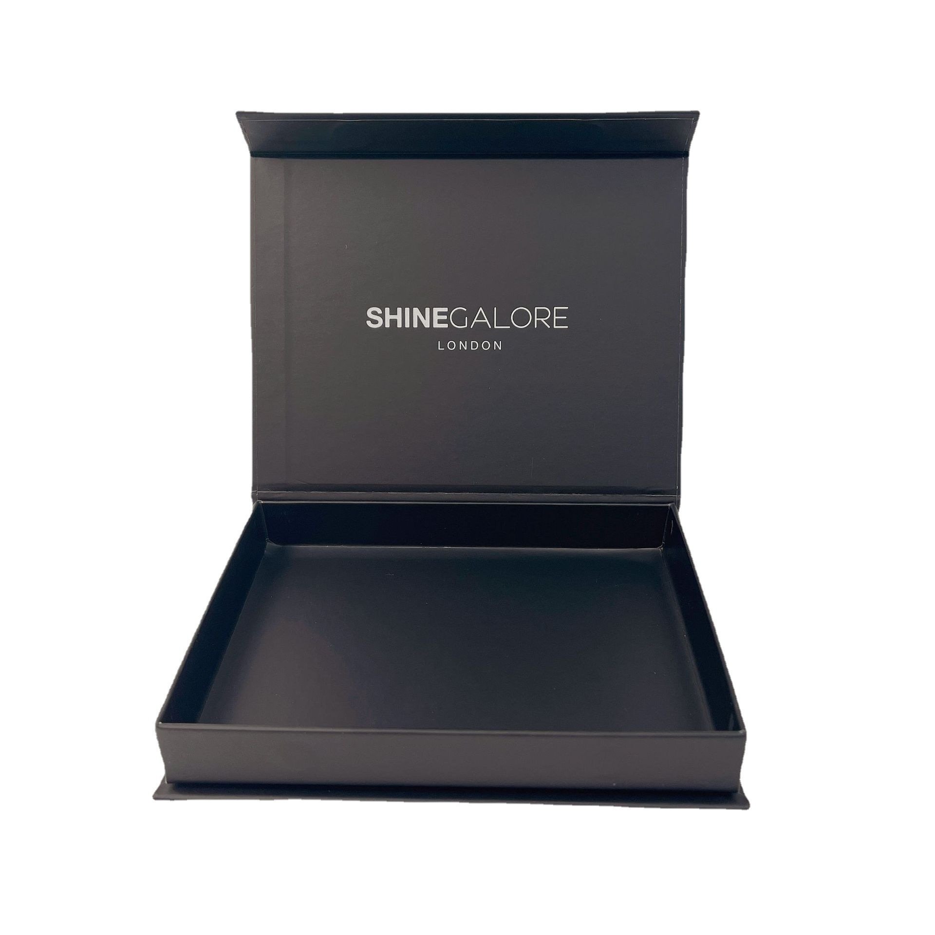 Wholesale Logo Custom Personalised Eco-friendly Recycled Black Paper Packaging Magnetic Gift Box