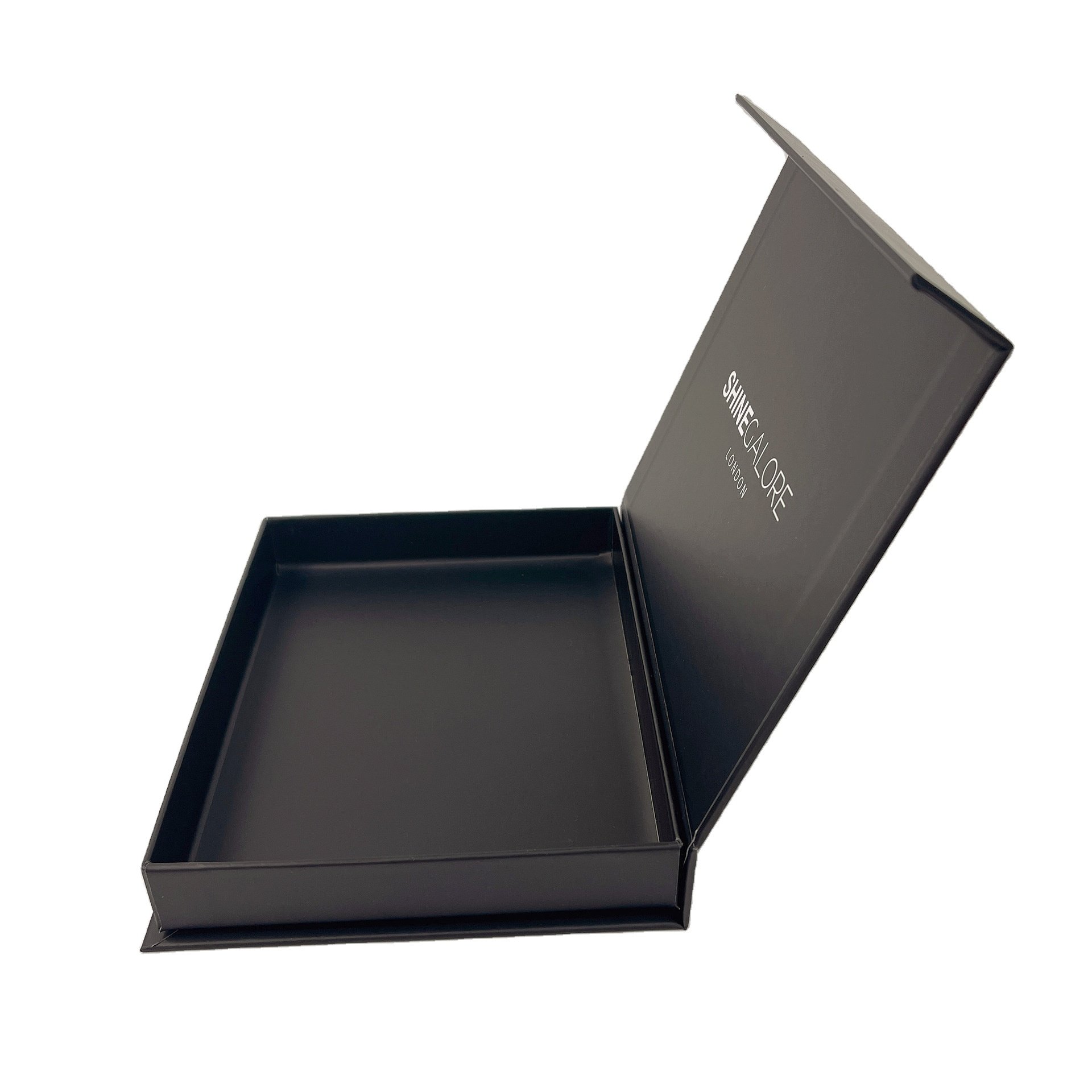 Wholesale Logo Custom Personalised Eco-friendly Recycled Black Paper Packaging Magnetic Gift Box